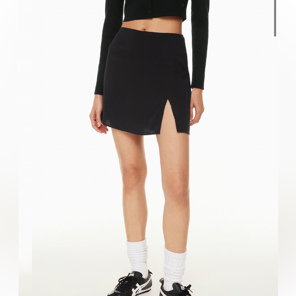 ARITZIA SUNDAY BEST BLACK TATIANA MINI SKIRT